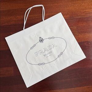 Prada Shopping Bag Large 22" x 18.5" x6” NEW